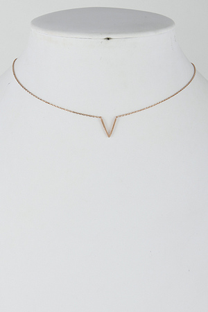 Simple Daily Chevron Necklace 6HCE8